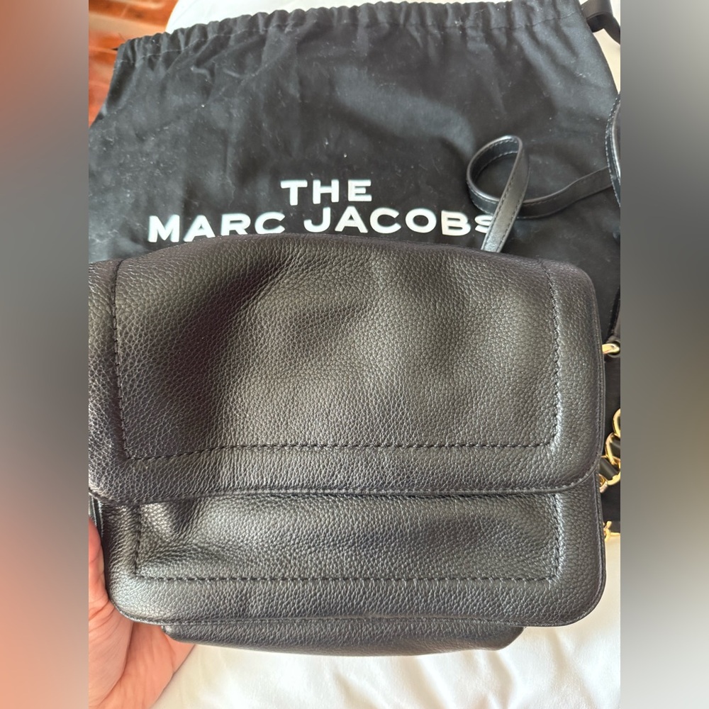 Marc Jacobs Black Leather Shoulder Bag